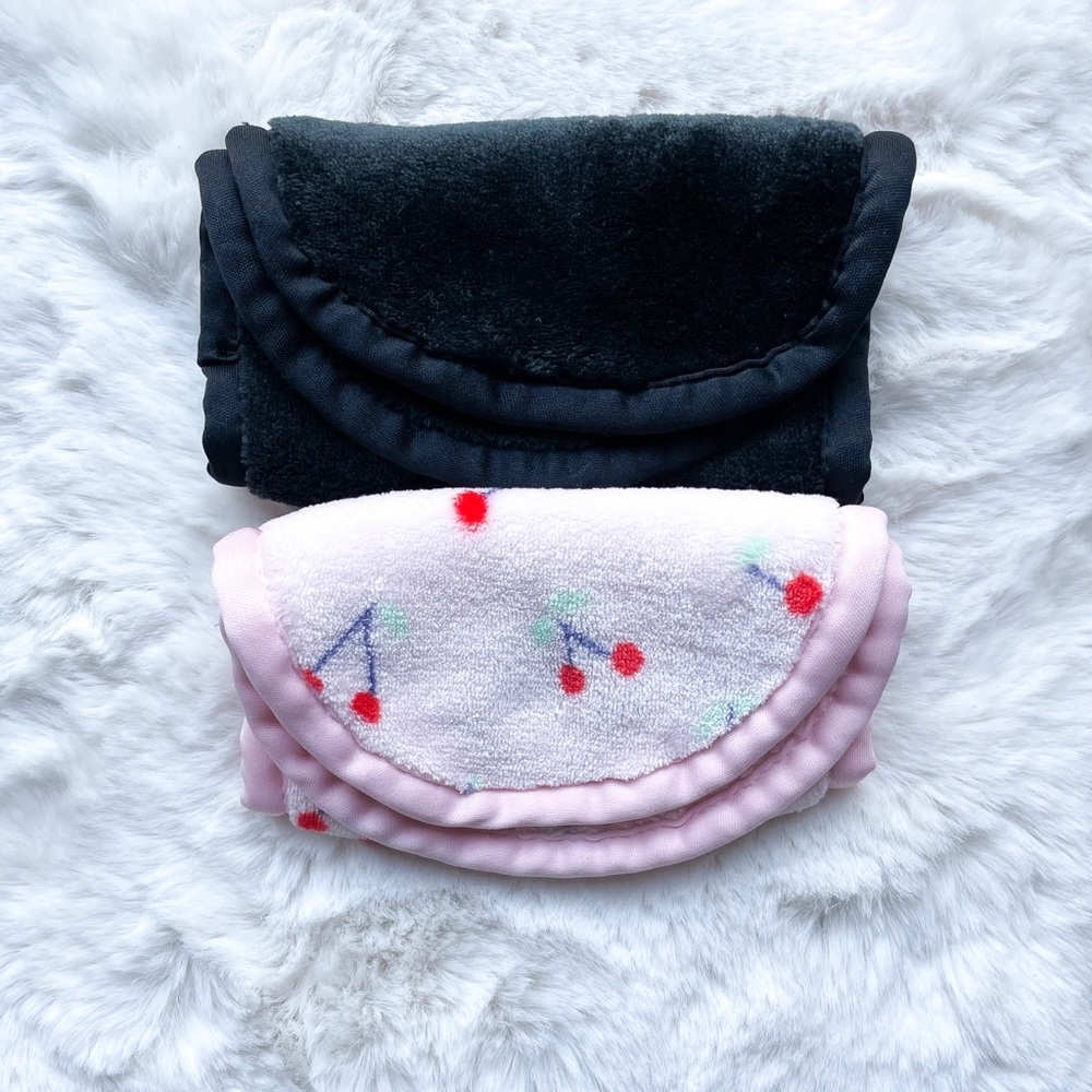 The Original MakeUp Eraser - Makeup Remover Cloth (Set of 2) (Black & Pink)